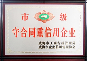 市級(jí)守合同重信用企業(yè)